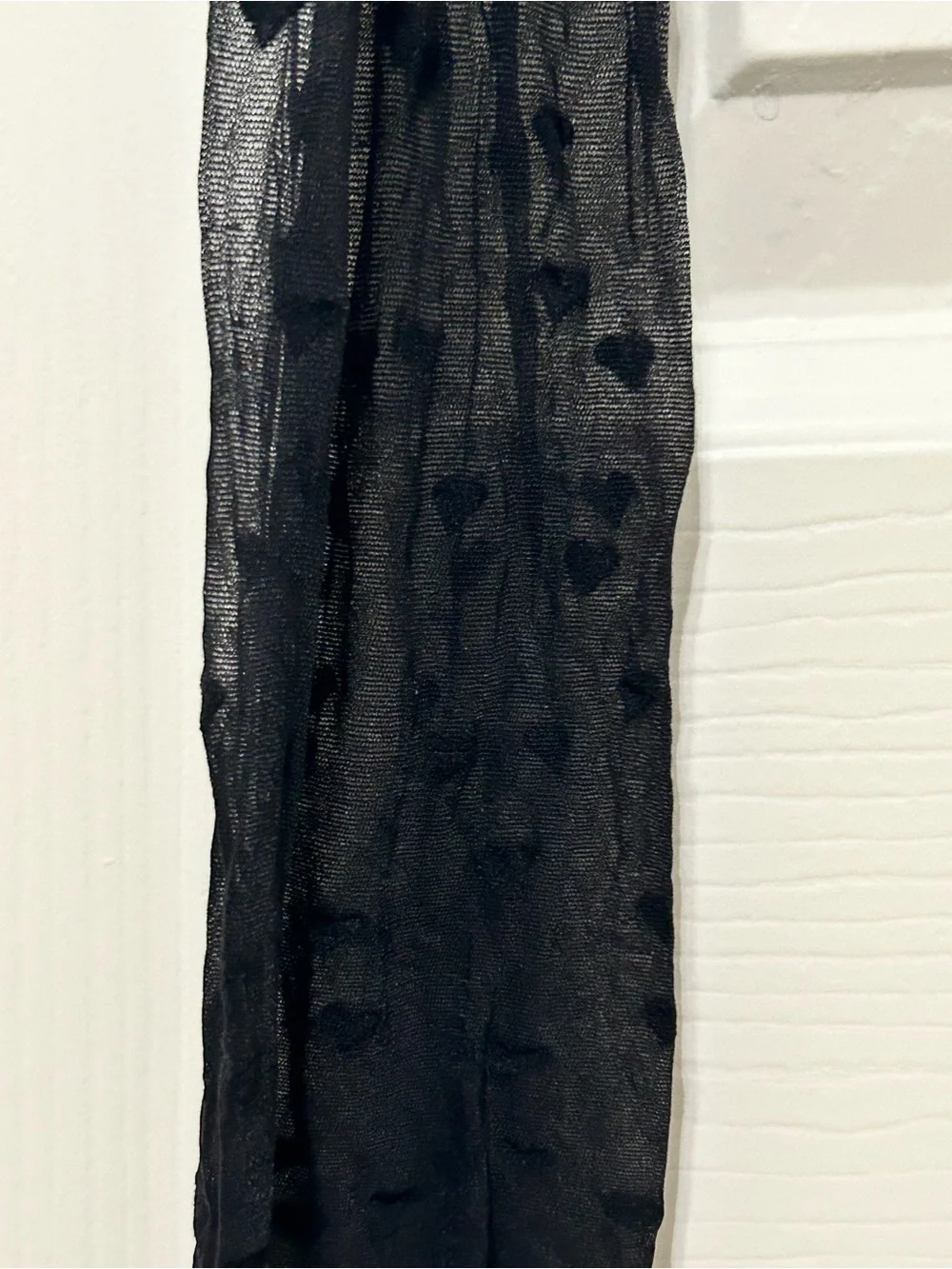 Anthropologie Heart Sheer Tights NEVER WORN OS feminine love balletcore